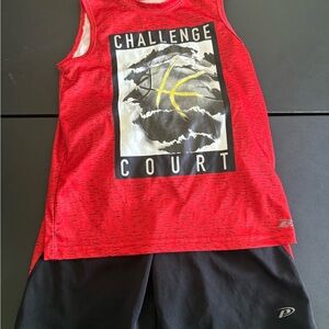 Pro Player Red and Black Kids Matching Set